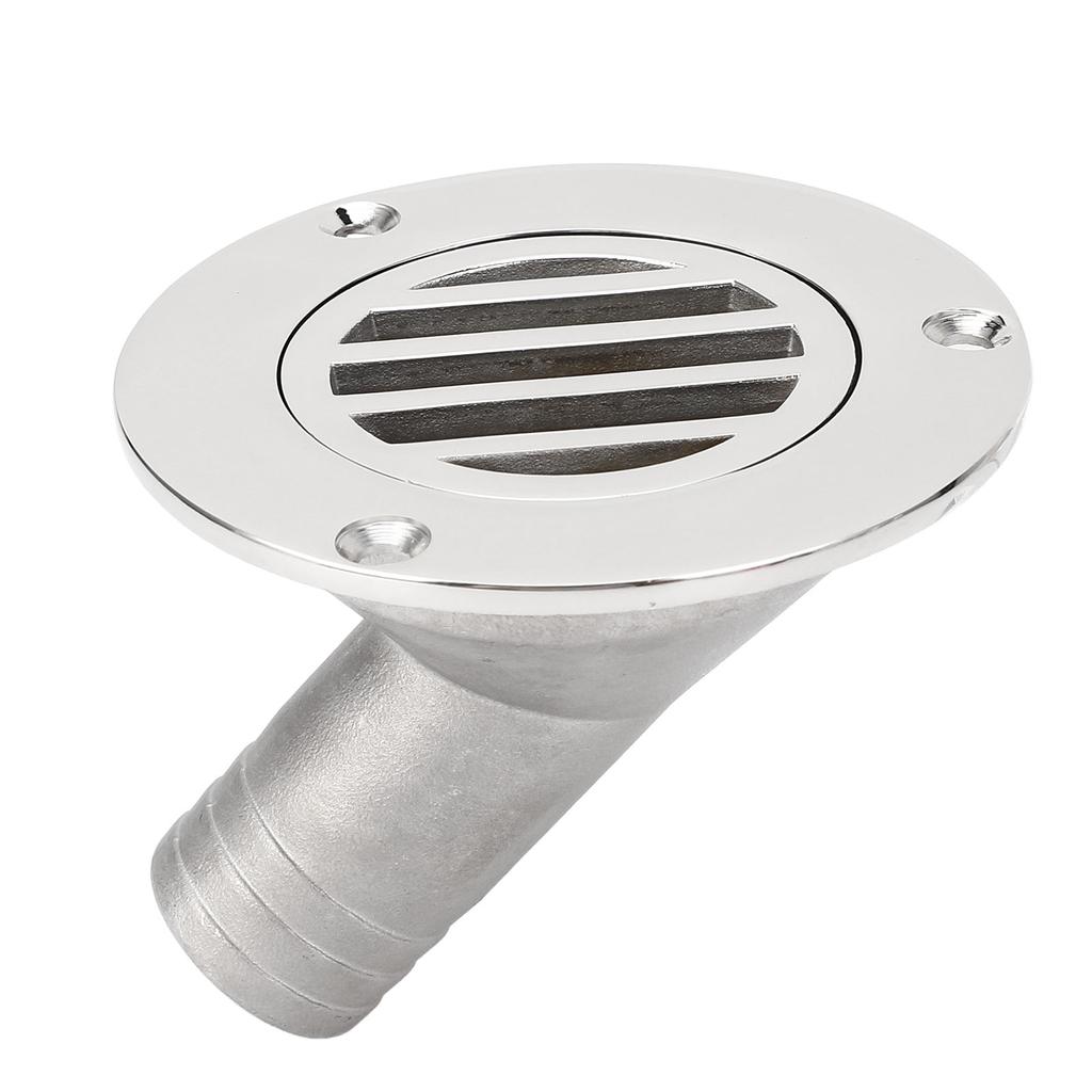 Морской палубный слив 316 нержавеющая сталь 1 дюйм Слив для палубы пола лодки Крышка Сливная арматура для палубы яхты Замена
