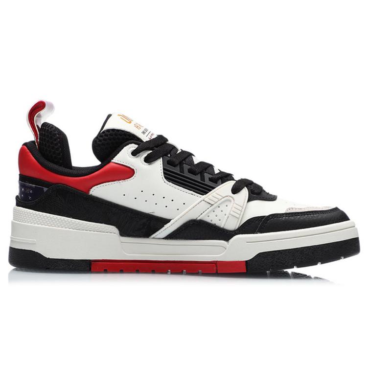 Кроссовки для скейтборда Li Ning 001 BTC Мужские Низкие Черный/Красный/Белый AECR001-3