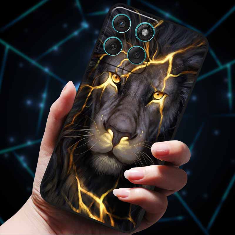For Motorola Edge 60 Fusion Case XT2503-4 Wolf Lion Soft TPU Silicone Phone Cover for Motorola Edge 60 Fusion Case Fundas Coque