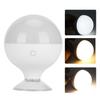 LED Makeup Light Bulb Adjustable Light Colors Rechargeable Suction Type Makeup Light BulbWhite