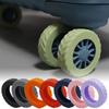 Thicken Texture Silicone Wheels Protector For Luggage Reduce Noise Travel Luggage Wheels Cover Luggage Accessories