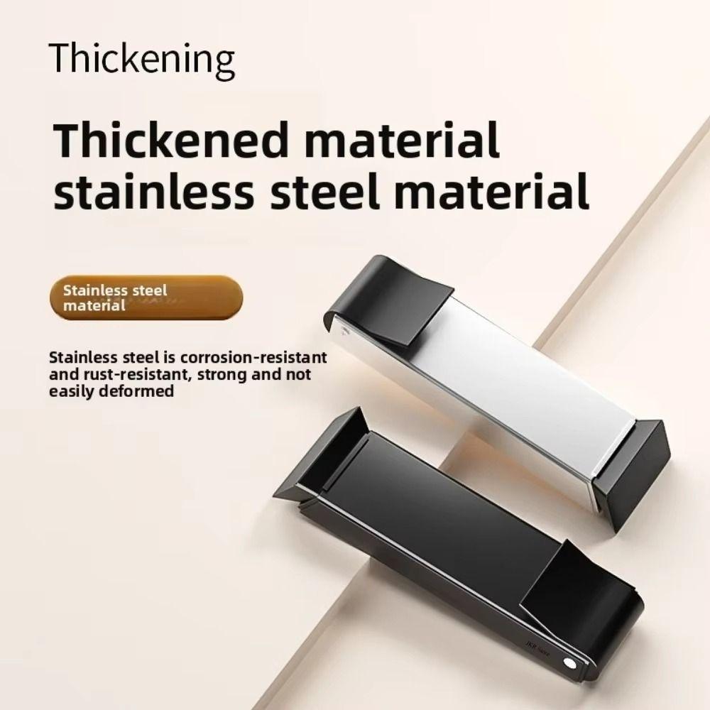 Держатель двери без сверления, фиксатор, напольный стопор для двери, ветрозащитный стопор, откидной стопор для двери, усиленный