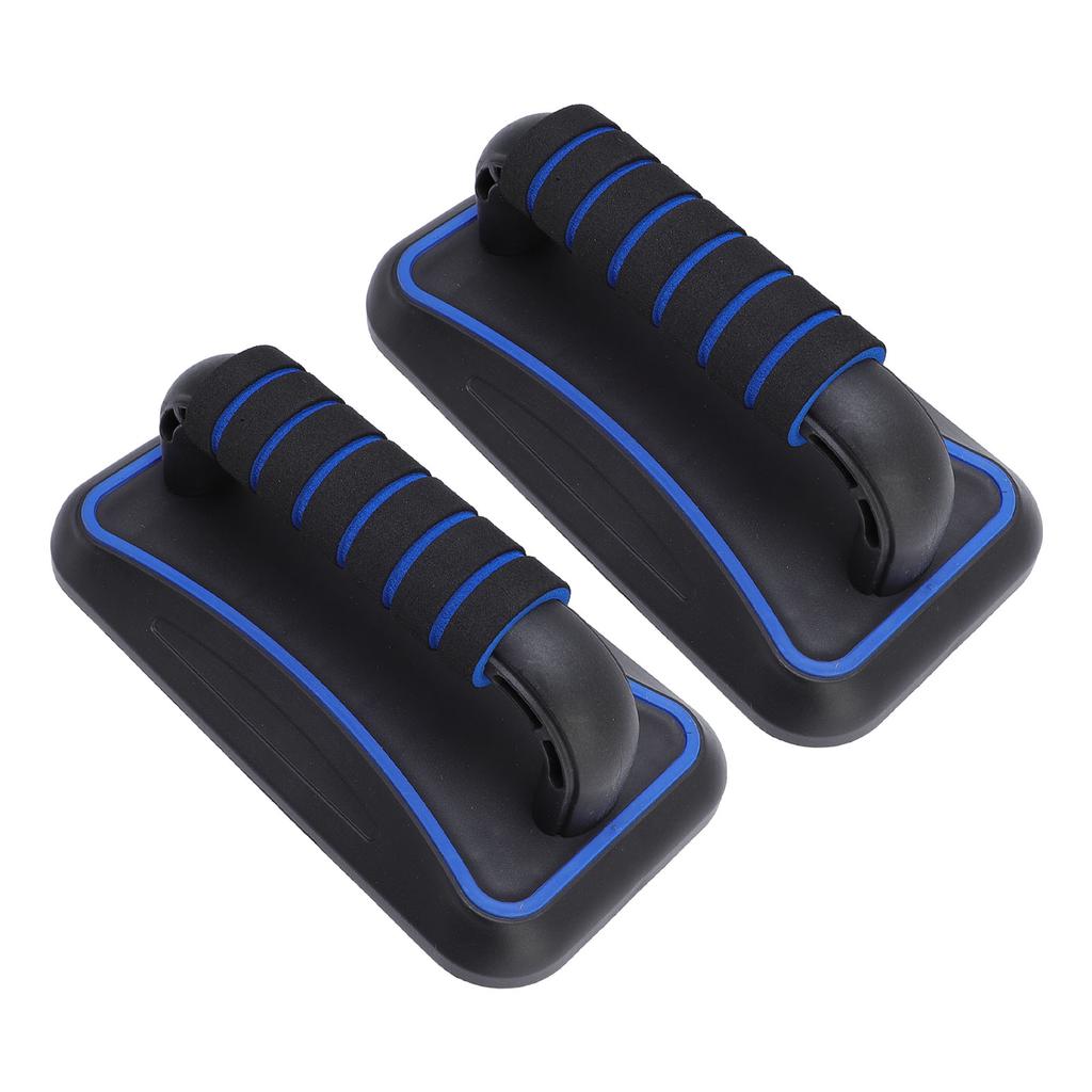 1 Pair Double Use Abdominal Wheel Quiet Multifunctional Abdominal Wheel with Push Up Bar for Fitness Equipment