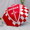 Богемный Круглый Значок AC Monza Красный Персонализированный Печатный Зонт