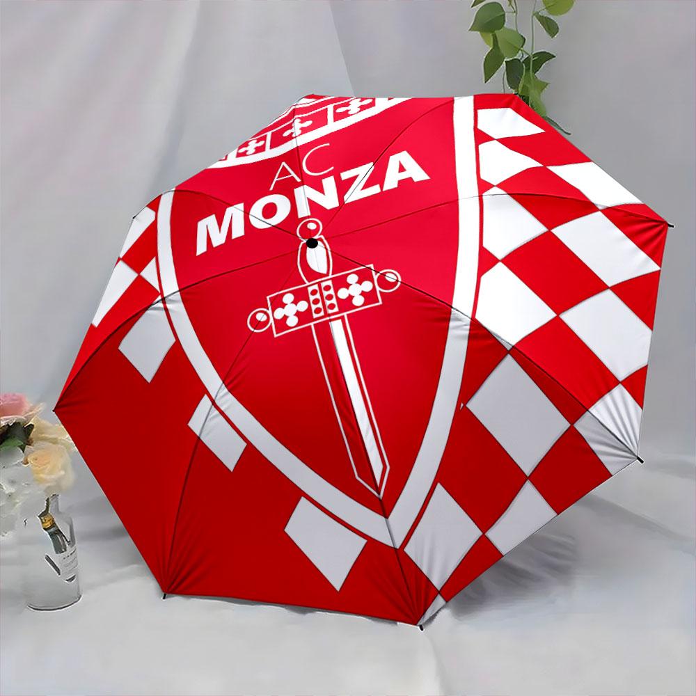 Богемный Круглый Значок AC Monza Красный Персонализированный Печатный Зонт