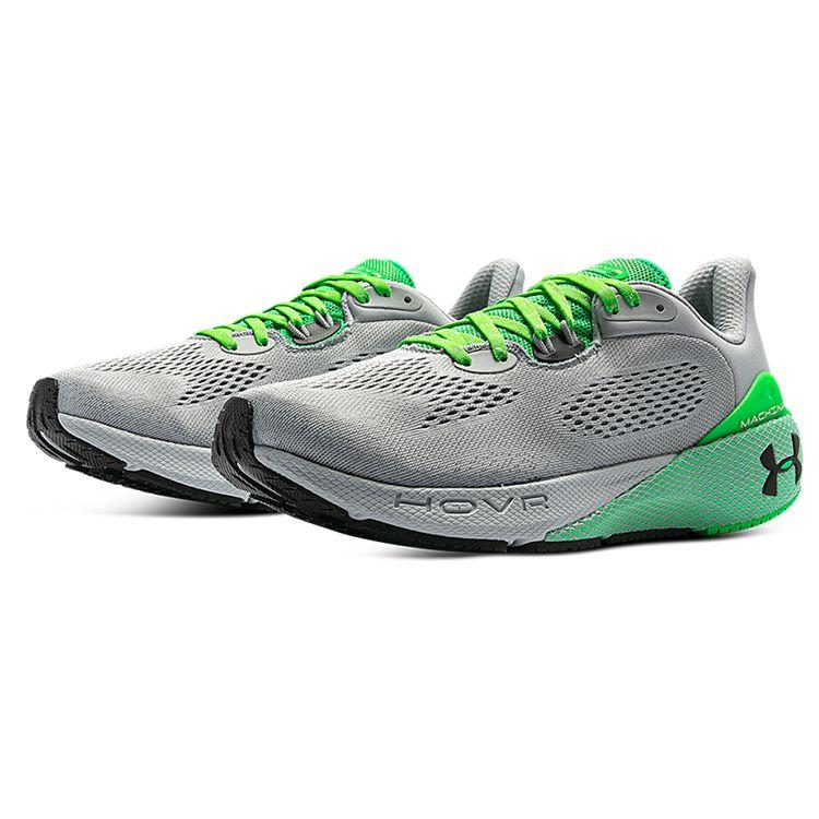 Under Armour Machina 3 Comfort Fabric Low-Top Casual Running Shoes Men Sneaker Gray Green 3025650-108