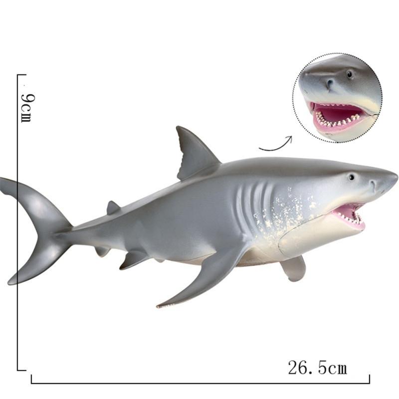 Дети имитируют форму морской акулы, моделируя игрушку, украшение для дома, настольное украшение