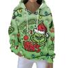 Christmas Hoodies For Women Funny Cute Printed Holiday Sweatshirt Winter Oversized Pullover Tops