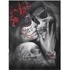 Full 5D Diy Diamond Painting Love Skull Cartoon Embroidery Cross Stitch Home Decor Handmade Gift