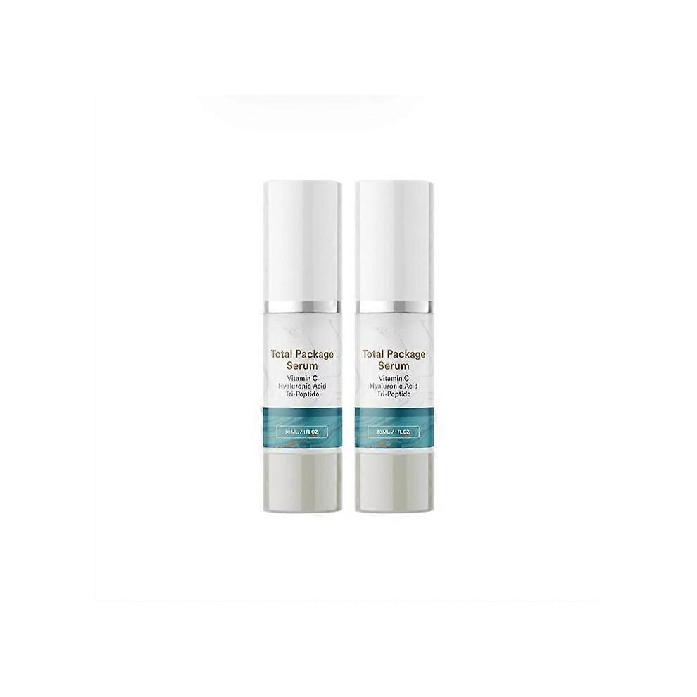 (2PCS)1-5x Sun Coast Sciences - Сыворотка "Полный пакет", Все-в-одном с витамином С, гиалуроновой кислотой, пептидами для лица