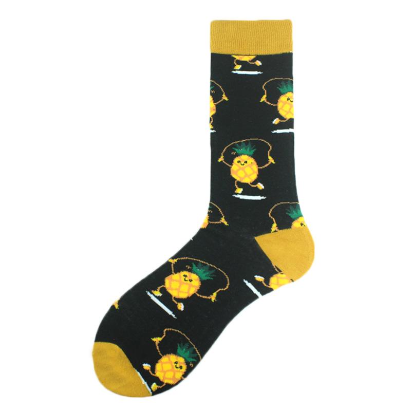 Happy Design Funny Socks Men Unisex Sheep Beer Dinosaur Pattern Sokken Divertidos Jacquard Calcetines Unisex Hip Hop Skateboard