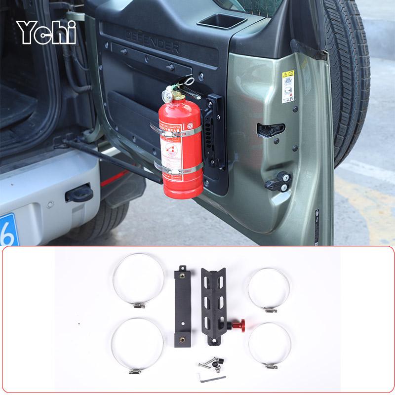 Для Land Rover Defender 90 110 2020-2026 Держатель для огнетушителя Регулируемый держатель для крепления огнетушителя Автомобильные аксессуары