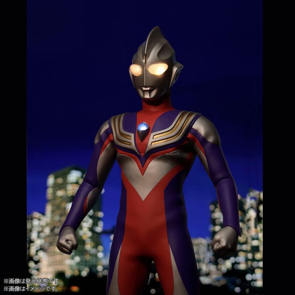 Kaiyodo Персонаж Классика Ультрамен Тига Рост примерно. 345 мм литая из смолы окрашенная готовая фигурка CC018