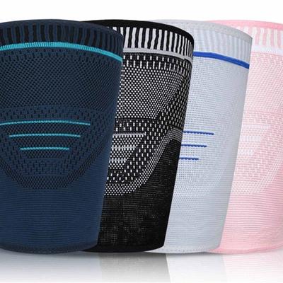 Спортивные накладки на ноги – Вязаные компрессионные протекторы для мужчин и женщин, для бега на открытом воздухе, баскетбола, муай-тай и верховой езды