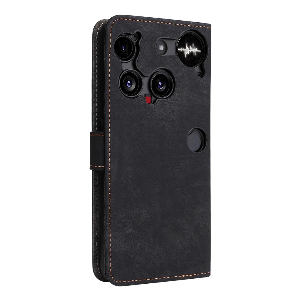 For Nothing Phone (3) 5G Case Wallet RFID Blocking PU Leather Phone Cover Stand with Strap