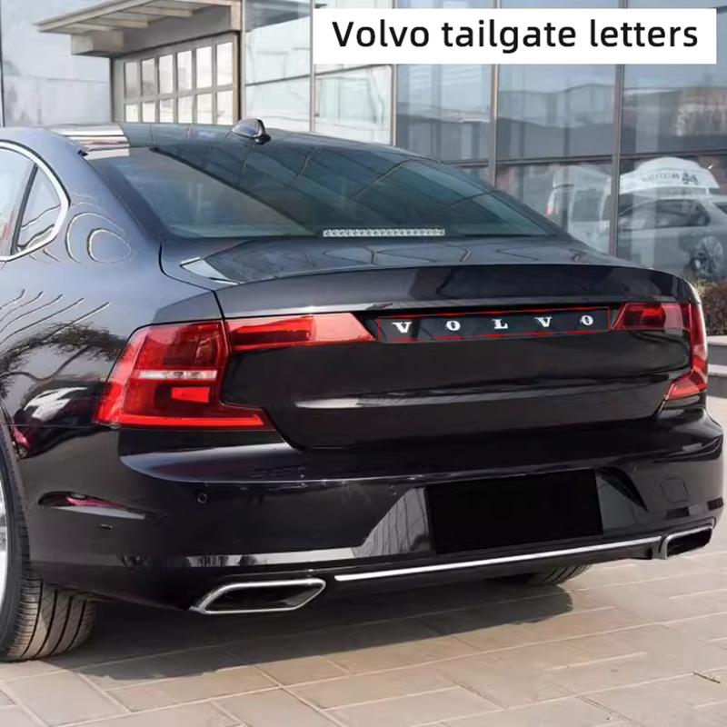 3D Metal Car Trunk Emblem Decal Letters Sticker Badge Accessories For Volvo XC90 V90 V60 XC60 V40 S80 S60 S90 C40 XC40 V70 XC70
