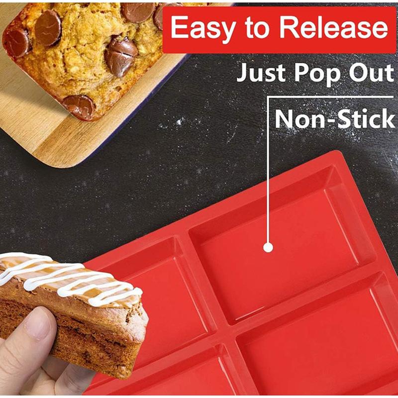 Силиконовая мини-форма для выпечки на 9 ячеек для кексов, хлеба, мясного рулета, кукурузного хлеба, брауни, маффинов, мыла. Легко моется. Кухонные принадлежности