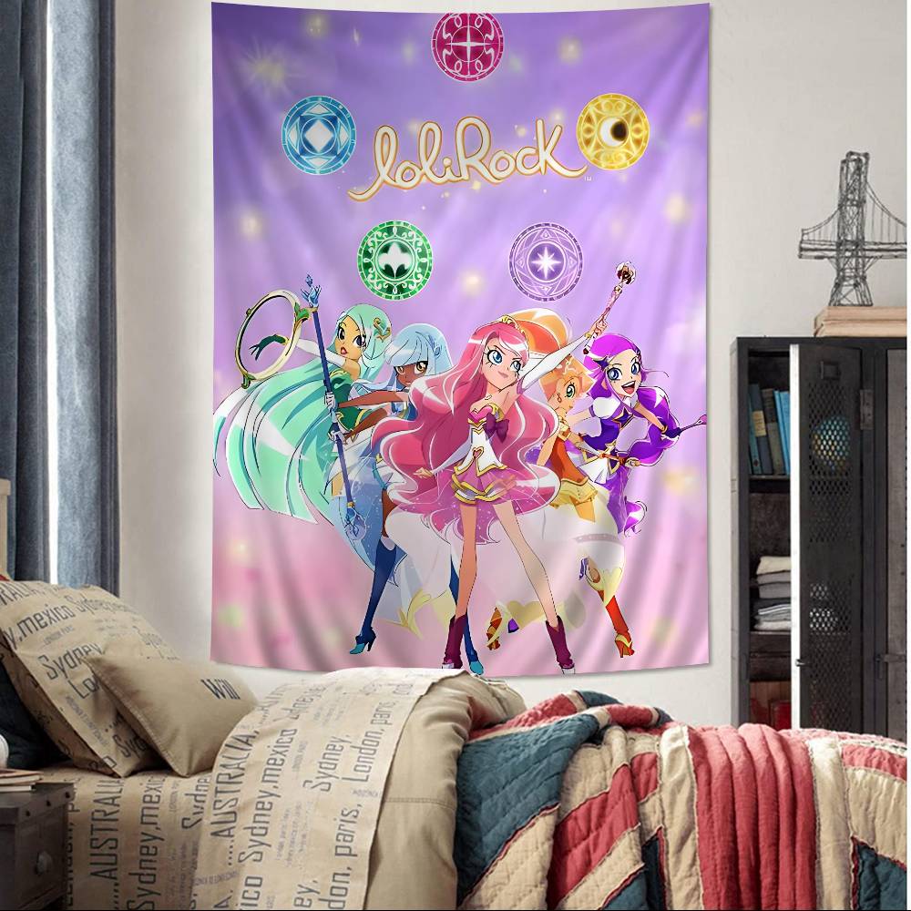 LoliRock Мультфильм Аниме DIY Настенный Гобелен Искусство Научная Фантастика Комната Домашний Декор Настенное Искусство Декор