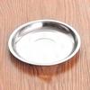 Fruit Tray Beautiful Fashionable Thickened Round Stackable Anti-fall Space-saving Stainless Steel Grill Plate Home Accessories