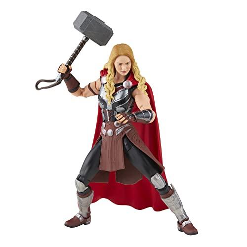 Hasbro Marvel Legends Series Тор: Любовь и гром Могучий Тор F1060 Оригинальный 6-дюймовый (15см) Фигурка с 4 аксессуарами и деталью для сборки фигурки