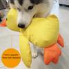 Игрушка для жевания утки для собак, снятие скуки и стресса, интерактивная игрушка для домашних животных из ткани Оксфорд, успокаивающая плюшевая игрушка для утки с пищалкой для щенков, товары для животных