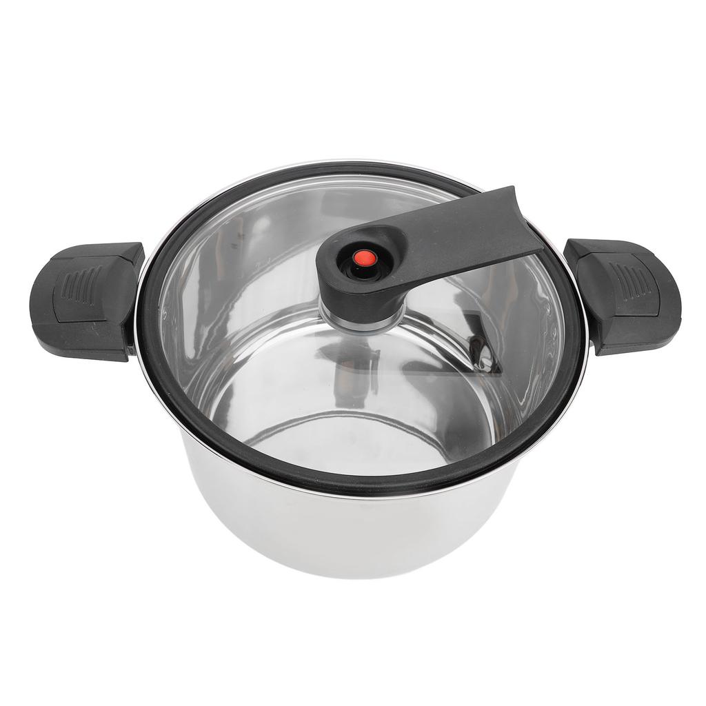 Микроскороварка многофункциональная бытовая скороварка из нержавеющей стали кастрюля для супа со стеклом