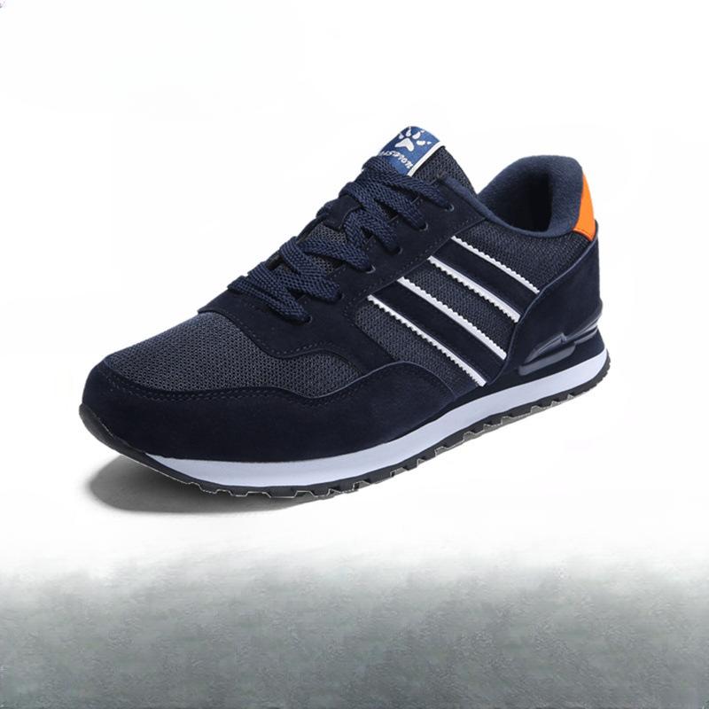 Брендовые мужские кроссовки, легкие кроссовки для бега на открытом воздухе для мужчин, кожаные сетчатые дышащие спортивные туфли, высококачественные дышащие теннисные туфли