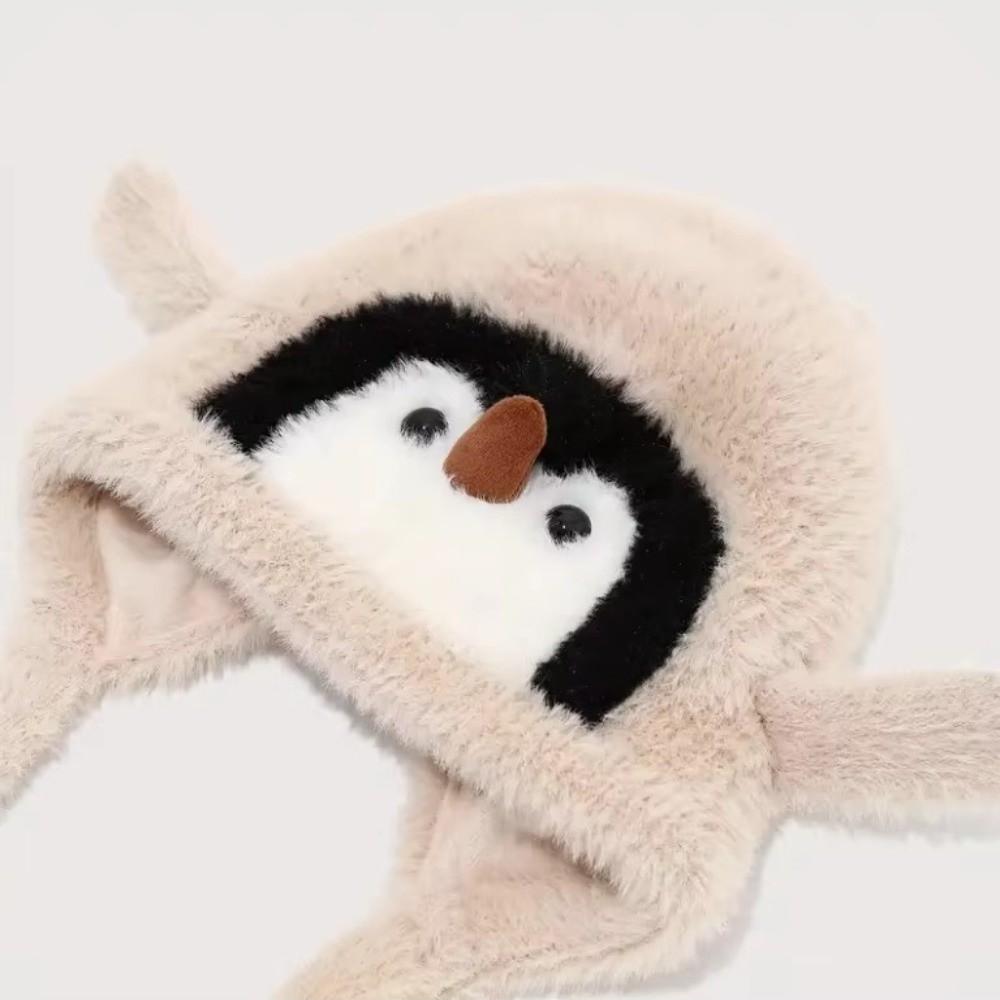 Breathable Fabric Balaclava Hat Thickened Ear Protection Hat Cute Children's Warm Hat Children