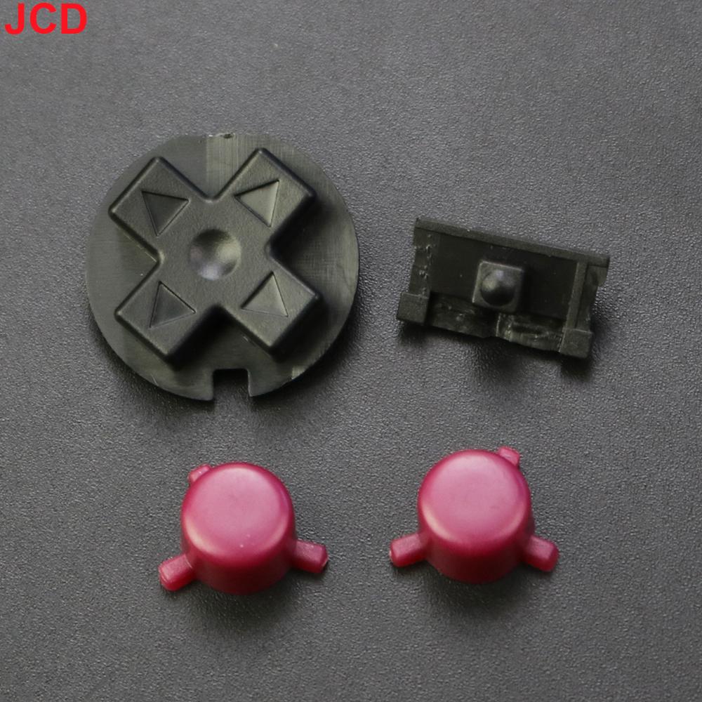 JCD 1 Set Colorful Replacement Buttons Set Replacement For Game boy GBP Console On Off Button A B Buttons D Pads Replace