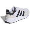 adidas Кроссовки для бега Run 84 Мягкие Удобные Нескользящие Прочные Низкие Мужские Кроссовки Белый Черный IH8612