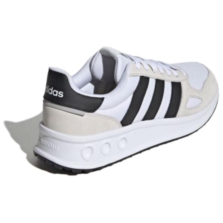 adidas Кроссовки для бега Run 84 Мягкие Удобные Нескользящие Прочные Низкие Мужские Кроссовки Белый Черный IH8612