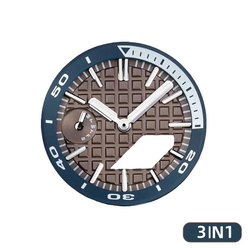 Для Casioak GA2100 Кольцо циферблата Пластина циферблата Индексы Аксессуары Комплект для MOD Модифицированное кольцо циферблата Светонакопитель Для Casio G-SHOCK