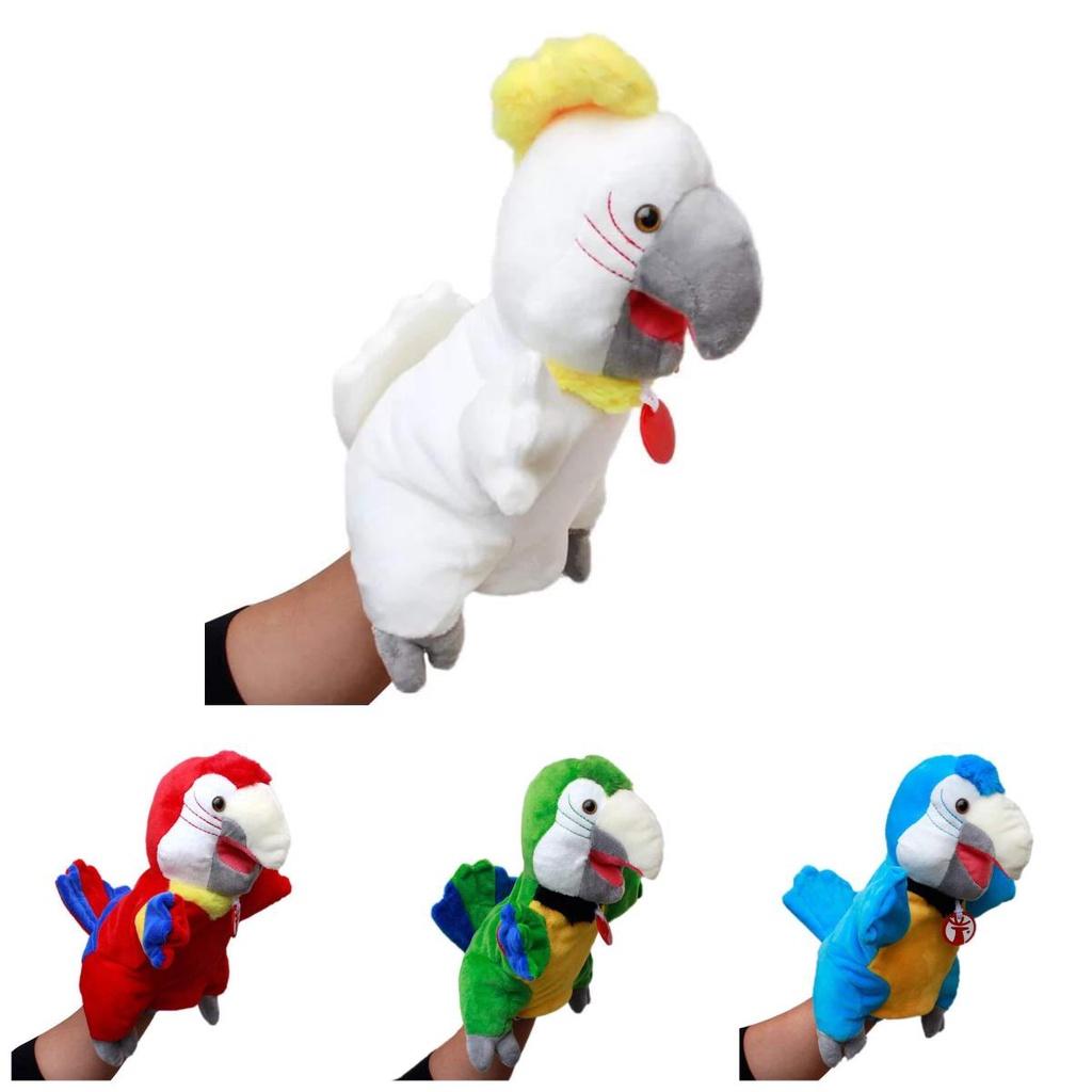 Говорящая игрушка-марионетка животного с двигающимся ртом для рассказывания историй и укрепления связи между родителем и ребенком