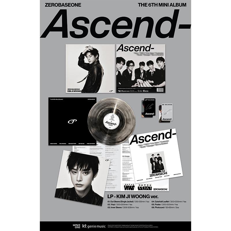 [Предзаказ] ZEROBASEONE - 6-й мини-альбом [ASCEND-] LP Версия. (Ограниченный выпуск)
