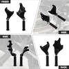 HDBUBALUS Motorcycle Rear Passenger Footpegs Tandem Step Kit Compatible with Harley Sportster Iron XL 883 2014-2022