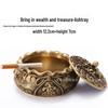 Brass Money Bag Ashtray: Large Creative Niche Ornament for Office, Living Room, or Tea Room Table