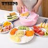 13-piece Kitchen Vegetable Cutter Dicer Shredded Sliced Fruit Divider Large Upgrade Storage Box Can Make Salad Potato Tomat0 Choopers Cutting Machine