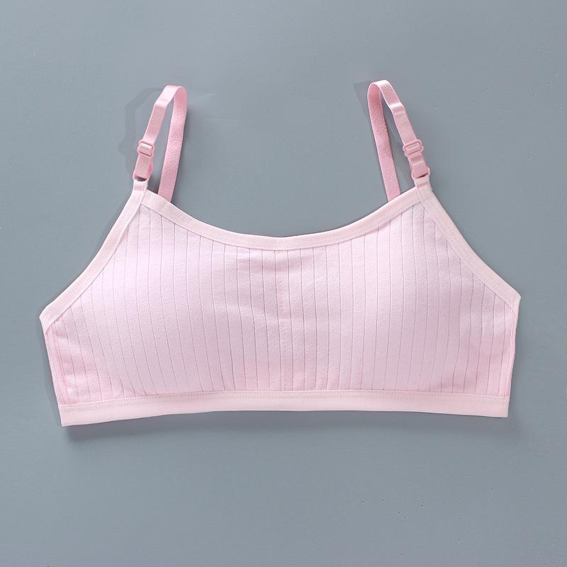 Teen Girls Training Bras Panties Set Kids Puberty Young Girls Cotton Sport Underwear Student Children Camisole Underclothes