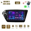 2Din Android Wi-Fi автомобильный радиоприемник мультимедийный плеер GPS-навигация для KIA RIO 3 2011-2016 с кнопочной ручкой стерео Carplay 2 + 32 ГБ