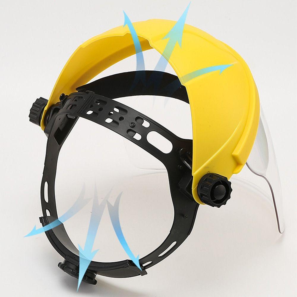 Anti Splash Protective Face Cover Transparent Welding Helmet Welder Face Shield Landscaping