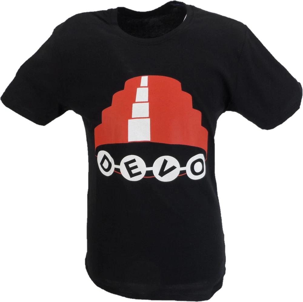 Unisexs Black Official DEVO Plantpot T Shirt