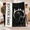 Фланелевое флисовое одеяло с дизайном Dark Souls, Мягкое легкое покрывало для кровати, дивана, путешествий