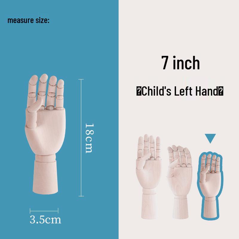 12" (30CM) Wooden Jointed Mannequin - Art Model & Home Decor