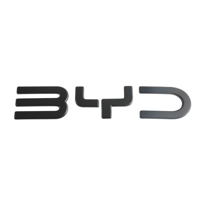 Черненая Буквенная Логотипная Наклейка на Кузов Автомобиля Для BYD Shark 6 3D Покрытие Наклейка Передняя Задняя Декоративная Наклейка на Автомобиль Для BYD Shark 6 Аксессуары