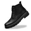 Newest Designer Genuine Leather Shoes Men Military Tactical Boots Man Sneakers Non-Slip Motorcycle Winter Luxury Boots High Quality