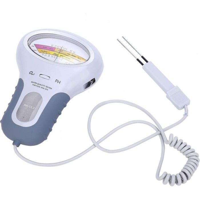 AIMOONSA Testeur eau piscine PC-102B CL2 – Mesure pH et chlore (CL2)