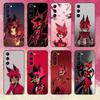 H-Hazbin H-Hotel A-Alastor Чехол для телефона Samsung Galaxy A73,A72,A71,A70,A53,A52,A51,Мягкий силиконовый черный чехол