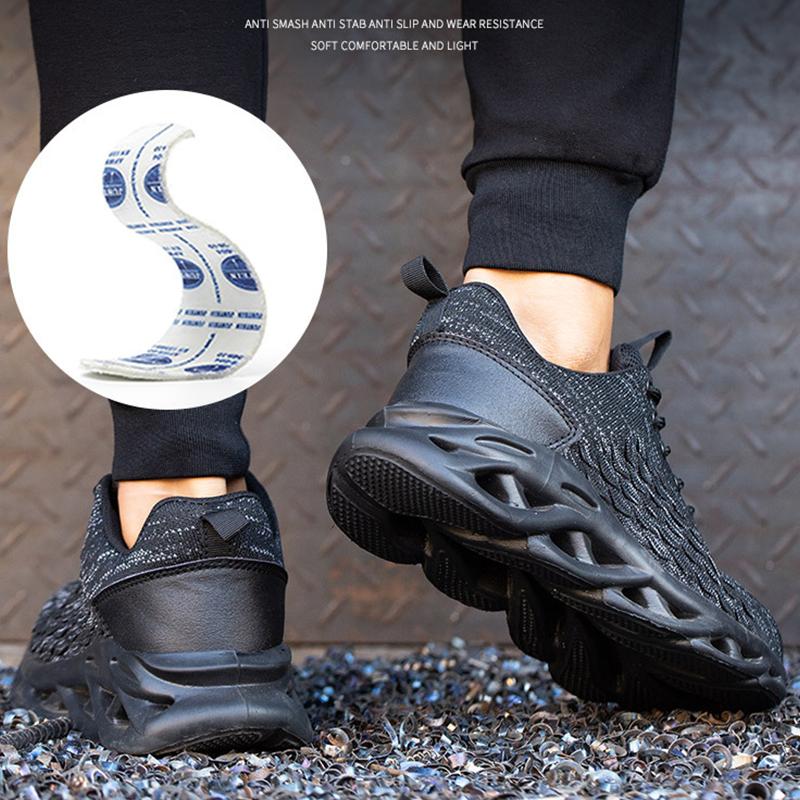 Рабочие кроссовки с сеткой, рабочие защитные ботинки со стальным носком, удобные мужские ботинки, защитная обувь с защитой от проколов, мужская обувь