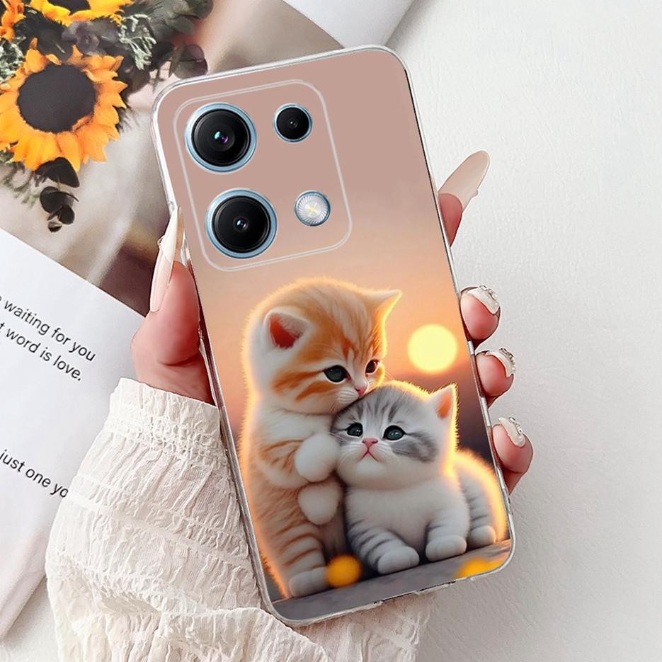 For Xiaomi Redmi Note 14S Case Stylish Butterfly Painted Cover 6.67'' Soft Silicone Phone Case For Redmi Note 14S Note14S Bumper