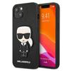 Karl Lagerfeld Klhcp13Sokpk Iphone 13Mini 5,4 Czarny/Black Hardcase Saffiano Ikonik Karl`s Patch